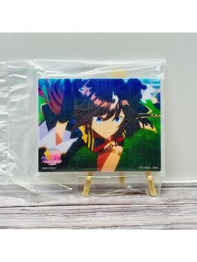 Uma Musume Mini Canvas Illustration Art Board with Easel Japan Import US Seller